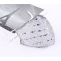 Miniatyrbilde 1 av 6: Fashion Mask paljetter munnbeskyttelse i flere farger vaskbar bomull Grey one size