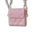 Miniatyrbillede 2 af 3: Etui til Airpods Pro lyserød taske med perler pung luksus Pink one size