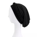 Miniatyrbilde 2 av 2: Luva bandana bohemian style with braid hijab turban headscarf Khaki one size