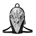 Pikkukuva 1 / 6: Reppu punk musta hassu olento 3D gootti leikattu pelottava hopea Black