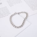 Miniatyrbillede 3 af 6: Armbåndskæde til mænd og kvinder Silver one size