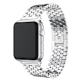 Miniatyrbillede 5 af 6: Apple Watch rem fiskeskæl metal rustfrit stål 42/44 / 45mm Gold Gold
