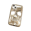Miniatyrbillede 10 af 10: Metallic Skeleton Mobile Cover til iPhone 14 Pro - Premium beskyttelse med cool design Gold one size