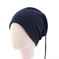 Miniatyrbillede 2 af 4: Tørklæde 2 i 1 hue til børn fleece varm vinter let at justere Grey one size