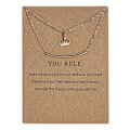 Pikkukuva 1 / 2: You rule - kaulakoru kruunulla 18K kullattua lahjaa Gold one size