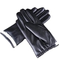 Miniatyrbilde 2 av 3: Gloves in PU leather & bow used with Mobil touch iPad Red one size