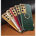 Miniatyrbilde 2 av 6: iPhone 13 Luxury Stylish shell with crocodile skin & ring gold details Beige one size