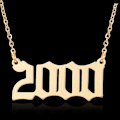 Pikkukuva 1 / 3: Kullatut kaulakoruketjut vuonna 2000 unisex Gold one size
