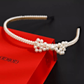 Pikkukuva 4 / 4: Käsintehty Ylellinen Diadeemi metallia helminauhoilla White one size