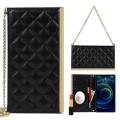 Miniatyrbild 1 av 6: iPhone 14 Pro Max Lyxigt Crossbody Mobilskal - Vändbar Plånbok med Avtagbart Band spegel Svart