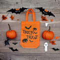 Pikkukuva 1 / 3: Halloween laukku temppu oranssi oranssi karkkia ja muita asioita varten Orange
