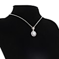 Pikkukuva 1 / 6: Nazar-kaulakoru 925 hopeaa värikkäillä zirkoniakivillä - tyylikkäät suojaavat korut Silver one size