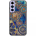 Pikkukuva 1 / 3: Suojus kaikille iPhone 14 -malleille itämaisen sinisellä kuvioll Blue one size