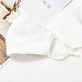 Miniatyrbillede 1 af 7: 5-lags maske i bomulds mundbeskyttelse i flere stilfulde pastelfarver White one size