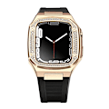 Pikkukuva 1 / 3: Noorzai S - Apple Watch Luxury kotelo ja nauha strassikivitimanteilla Pink gold
