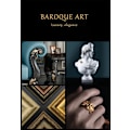 Miniatyrbild 2 av 7: iPhone 13 Pro Max Lyx glas skal guld barock elegant rokoko marmor Guld one size