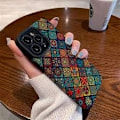Pikkukuva 4 / 6: iPhone 15, 15 Pro & 15 Pro Max Cover itämaisen sininen kuviointi MultiColor one size