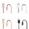 Miniatyrbillede 1 af 4: U ødelæggelig oplader til Android Micro USB Pink one size