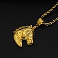 Pikkukuva 2 / 2: Noorzai Scandinavia -hevospääratsastajan lahja 18K kultaus Gold one size