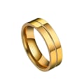 Miniatyrbillede 3 af 5: Matchende ringe til mænd og kvinder guld & sølv julegave Gold one size