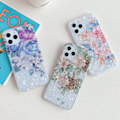 Miniatyrbillede 6 af 7: iPhone 12 Pro Max case kunstig perlemor solsikkeblomster Pink one size