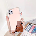 Miniatyrbillede 2 af 8: Mobile case iPhone 11 spejlglas xo Pink gold one size