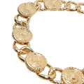 Miniatyrbilde 1 av 4: Gold necklace with beautiful chain and charms Gold one size
