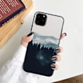 Pikkukuva 1 / 3: iPhone 12 & 13 Pro Max Mini kuori metsä ja vuoristopuut luonto Black one size