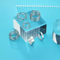 Miniatyrbilde 2 av 3: Minimalistisk sett med 6 ringer i rustfritt stål Silver one size