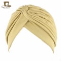 Miniatyrbild 2 av 4: Turban i lyxiga färger wrap hår passar alla Rosa one size