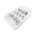 Miniatyrbilde 1 av 2: Loose nails with halloween theme ghost skeleton skull tombstone Black one size