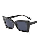Pikkukuva 2 / 3: Retro aurinkolasit hyvät jouset neliön muotoinen Black one size