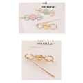 Pikkukuva 2 / 3: ''The one and only hairpin'" hiusneula kultaa Yellow one size
