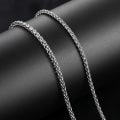 Miniatyrbilde 5 av 5: Luksuriøst titan armbånd for menn punk + halskjede Silver one size