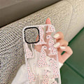 Pikkukuva 3 / 3: iPhone 13, Pro ja Max läpinäkyvä kuori vaaleanpunaisilla leopardeilla Pink one size