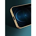 Miniatyrbillede 4 af 5: iPhone 12 Pro Max Luksus glas etui guldbarok elegant flere farver Green one size
