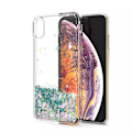 Pikkukuva 7 / 7: iPhone 14 Pro Max -kuori kelluvilla sydämillä juoksuhiekka kimallus Silver one size
