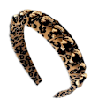 Pikkukuva 2 / 2: Tyylikäs tiara kultaisella ketjulla ja leopardikuviolla ainutlaatuiseen tyyliin Brown one size
