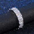 Pikkukuva 3 / 6: Käsintehty 925 hopeoitu sormus zirkonilla naisten timantille Silver one size