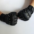 Pikkukuva 1 / 5: Lopuksi mukava pari kuntosalihanskat, joissa on neulat ja puolisormet Black one size