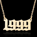 Pikkukuva 1 / 3: Kullatut kaulakoruketjut vuonna 1999 unisex Gold one size