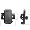 Miniatyrbilde 2 av 5: Universal Car Phone Holder – Suction Cup Mount for Windshield, Dashboard & Air Vent – ​​Adjustable 360° Smartphone Holder Black one size