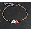 Miniatyrbilde 2 av 3: Beautiful fun bracelet moon with Santa and sack Gold one size