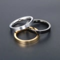 Miniatyrbilde 2 av 2: Many sizes Stainless Steel Ring in Gold, Silver and Black Silver one size