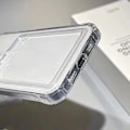 Miniatyrbild 9 av 9: Skal för alla iPhone 15 modeller med plats för kort silikon stötdämpande Transparent one size