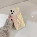 Miniatyrbillede 1 af 2: iPhone 13 Pro Max holografisk folie galvaniseret skal wow Silver one size