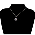 Miniatyrbild 1 av 5: Nazar Halsband i 925 Silver med Färgglada Zirkoniastenar – Stilfullt Skyddssmycke Silver one size