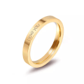 Miniatyrbilde 2 av 5: Many sizes Stainless Steel Ring in Gold, Silver and Black Gold one size