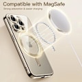 Pikkukuva 4 / 6: Kotelo iPhone 15, Pro & Max -magneetille helppoa latausta varten Silver one size