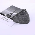 Miniatyrbilde 3 av 8: Fashion Mask paljetter munnbeskyttelse i flere farger vaskbar bomull Purple one size